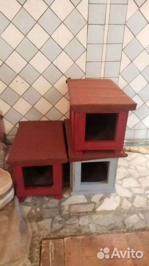 Тёплая будка для овчарки новая