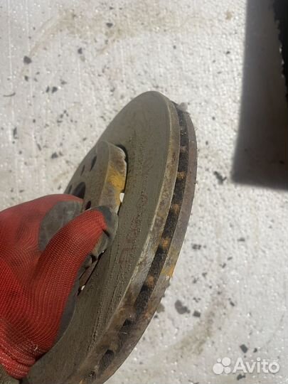 Диск тормозной передний volkswagen polo