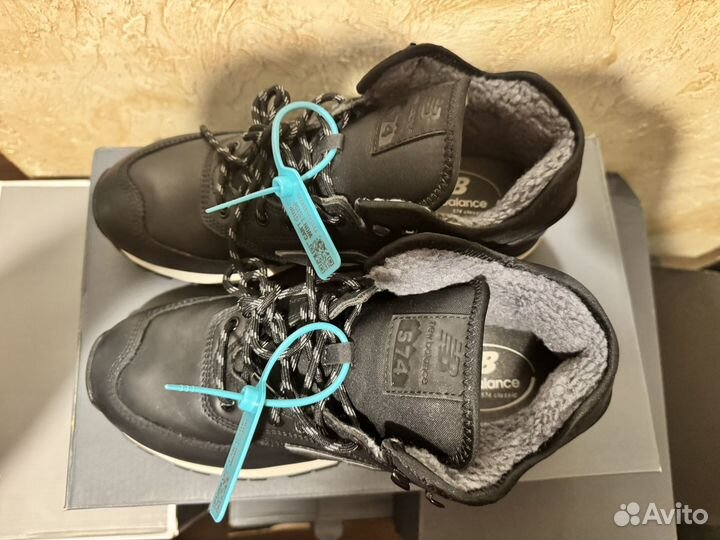 New balance 574 зимние оригинал