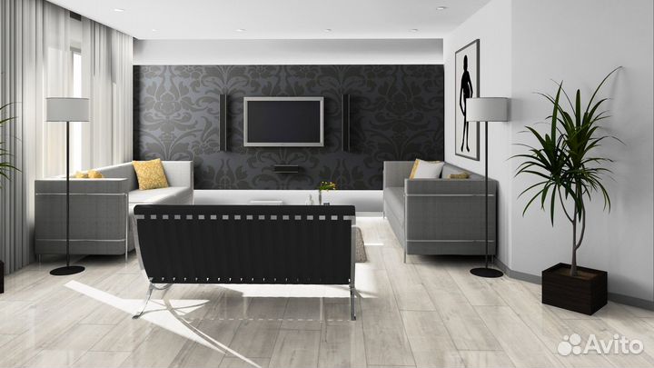 Ламинат Kronotex Дуб Гала белый D4787