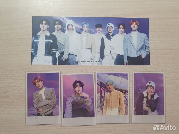 Поларойды и минипостер stray kids
