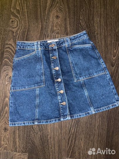 Юбка джинсовая мини 44 46