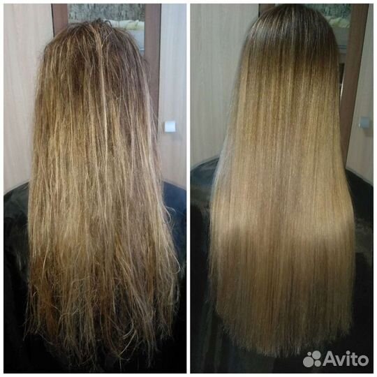 Кератиновое выпрямление волос, ботокс и нанопласти