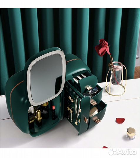 Органайзер для косметики и украшений с зеркалом