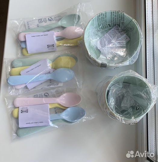 Набор детской посуды Икеа