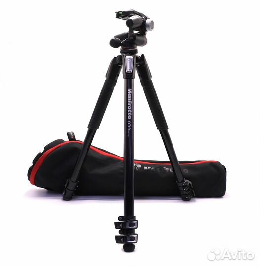 Штатив Manfrotto MK055 + голова Manfrotto mhxpro-3W