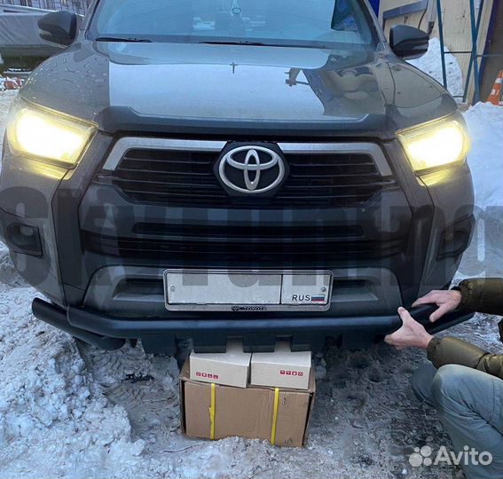 Защита бампера Toyota Hilux Black Onyx