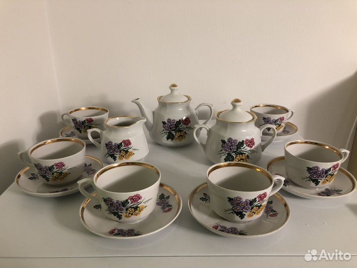 Чайный сервиз СССР Рига