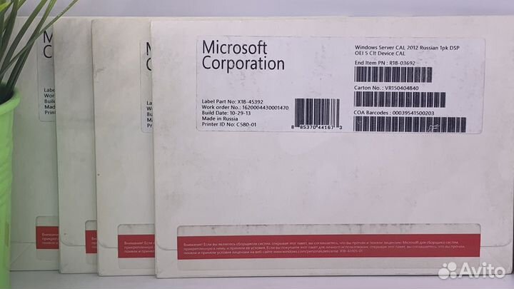 Windows server CAL 2012 DEV 1PK 5 CLT device CAL