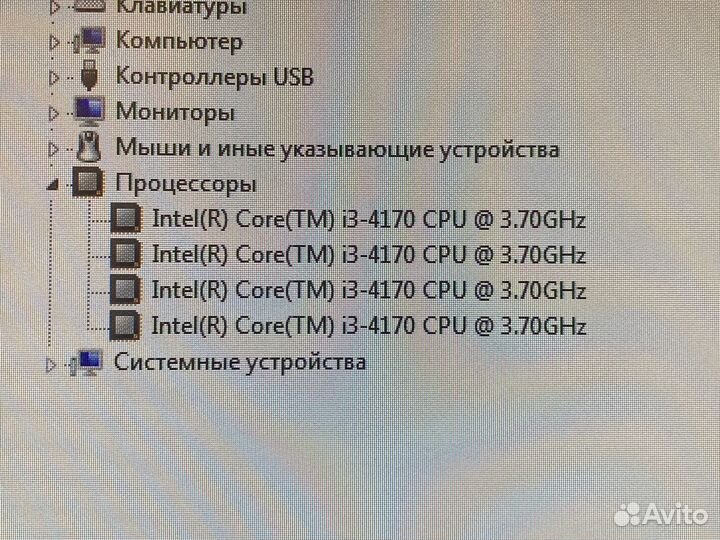 Материнская плата Asus H81M-K + i3 4170