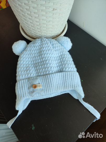 Шапка детская тёплая 0,5-1,5 года