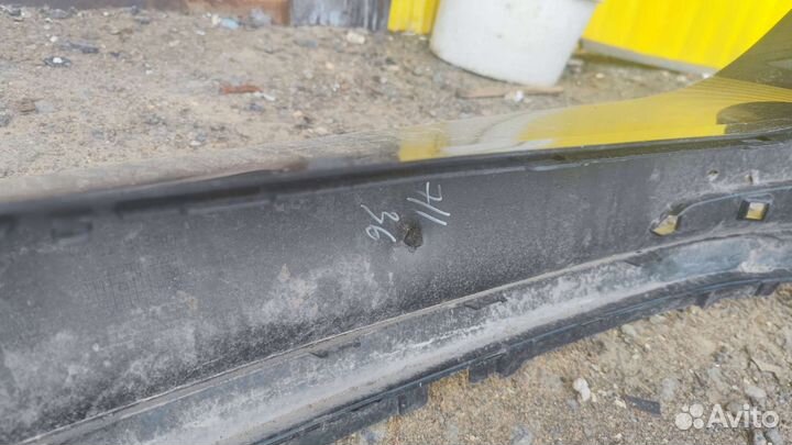 Задний бампер skoda rapid 2