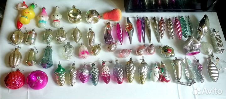 Елочные игрушки СССР