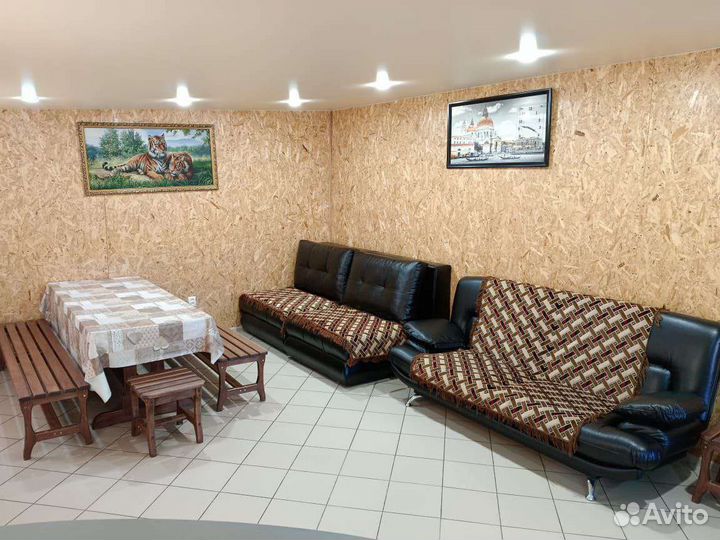 Русская баня на дровах и тёплый бассейн