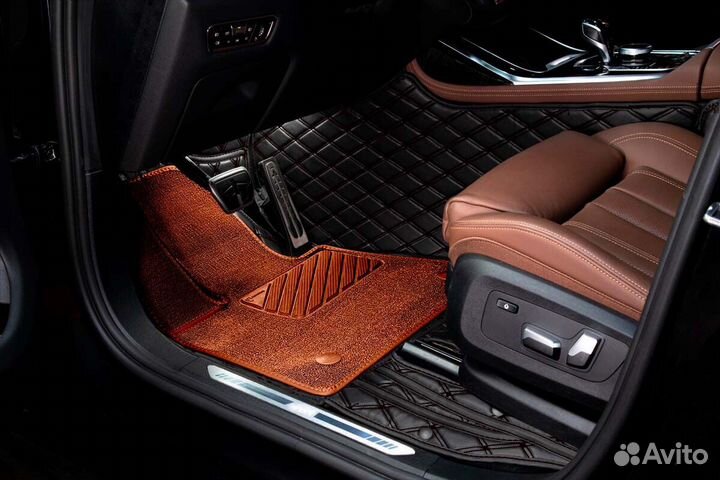 3D Коврики Audi Салон Багажник из Экокожи