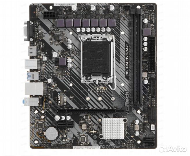 Материнская плата asrock H610M-HVS/M.2 R2.0