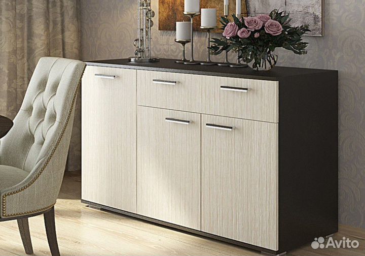 Комод 120см с ящиков новый