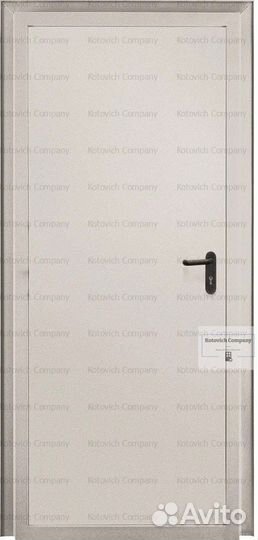 Дверь техническая из металла