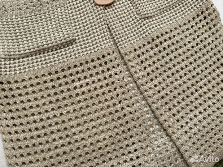 Кардиган 46 вязаный