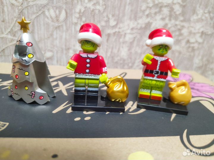 Новогодние фигурки аналог лего