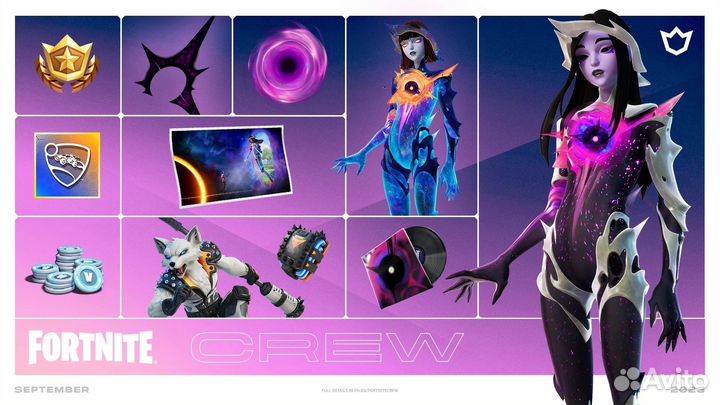 Отряд Fortnite / fortnite crew +1000 V-Bucks