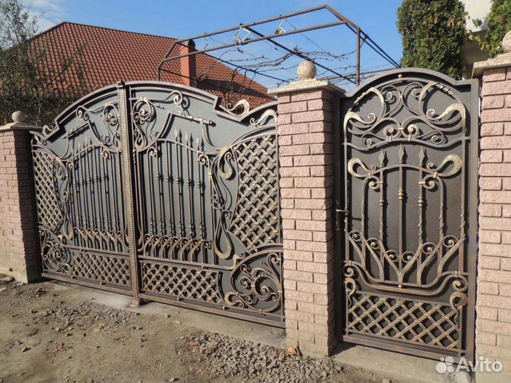 Кованые ворота и калитки