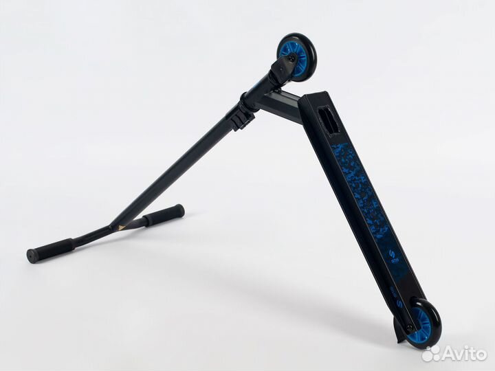 Самокат sitis Knack (2023) Black-Blue Kra1276