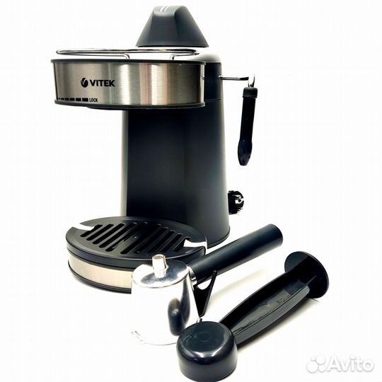 Кофеварка рожковая vitek VT-1524 GD