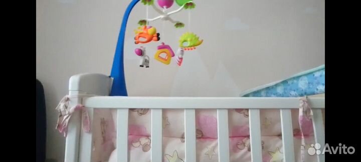 Мягкие бортики для детской кроватки