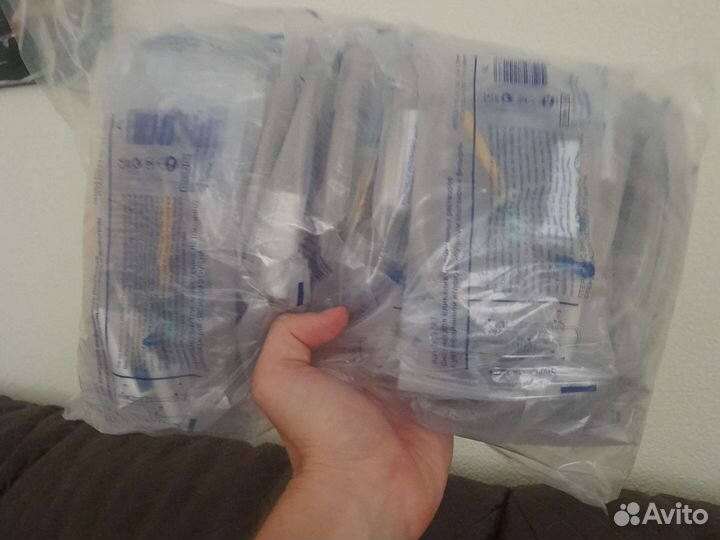 Инфузионная система (капельница) одноразовая 50шт