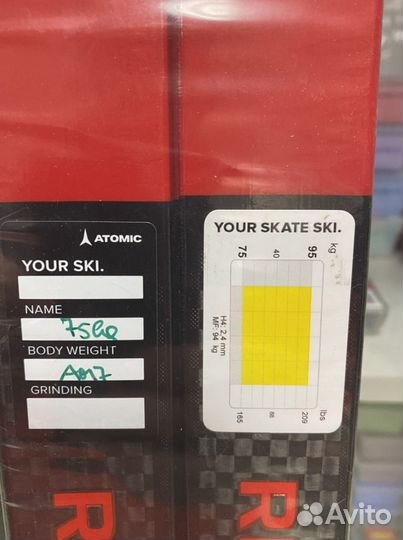 Лыжи atomic redster s9 carbon uni структура ам7