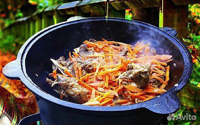 Чугунный казан