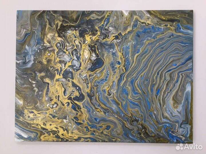 Картина fluidart акрил холст 30x40 на подрамнике