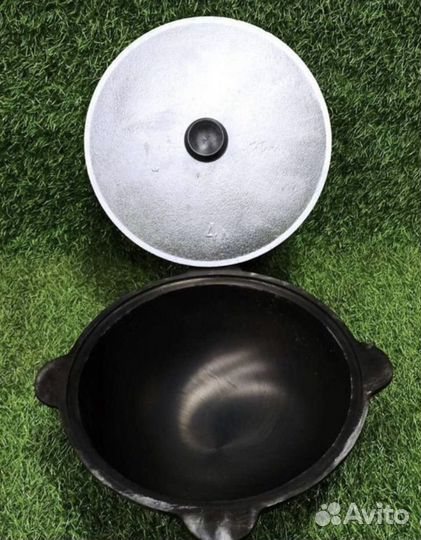 Узбeкский чугyнный казан 4 литрa