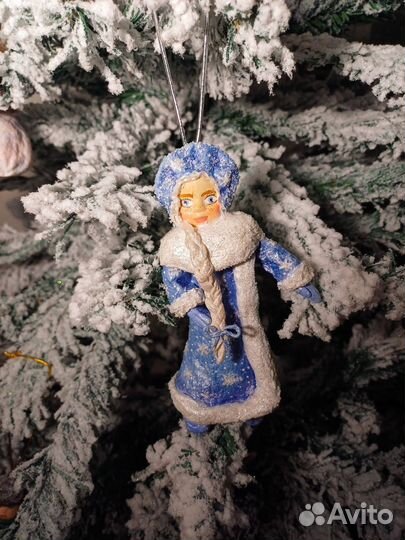 Ватные игрушки на ёлку