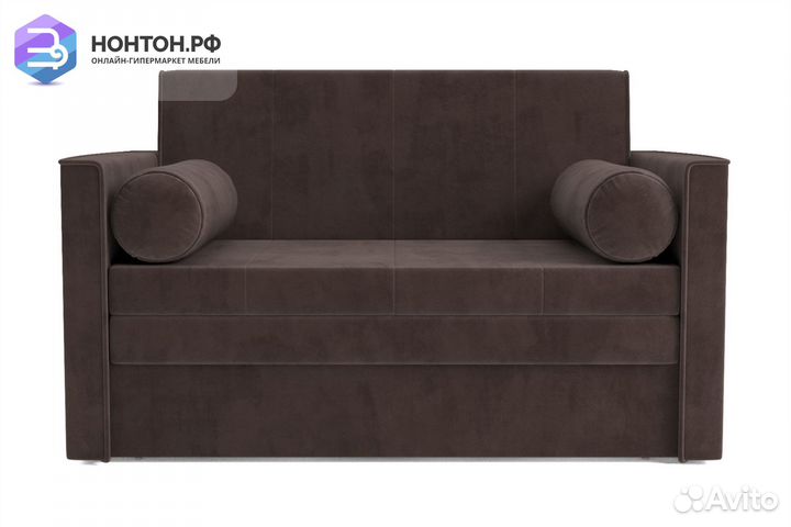 Диван выкатной Санта 2 коричневый