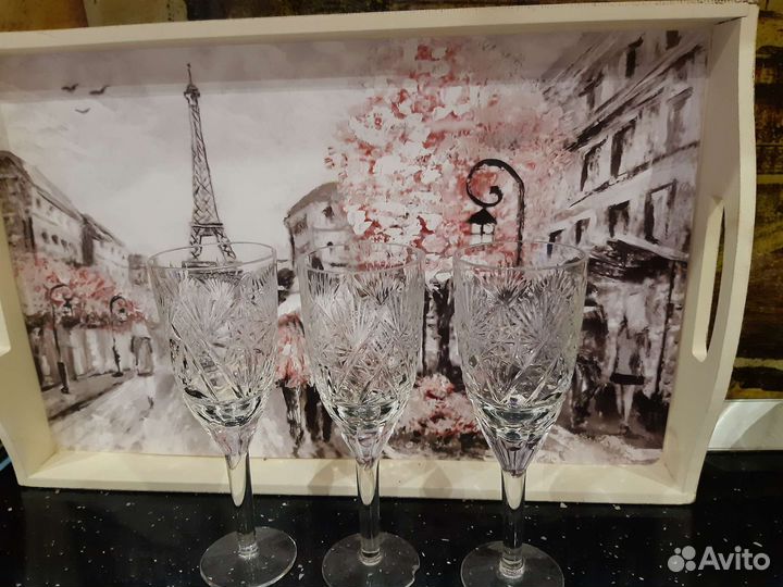 Хрустальные фужеры