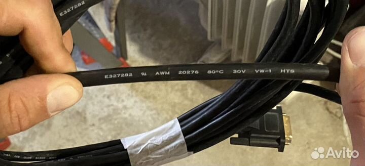 Кабель hdmi DVI 7 метров
