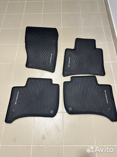Автомобильные коврики резиновые porsche cayenne