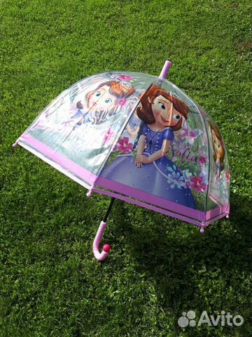 Новые Зонты детские купольные прозрачные для девчк