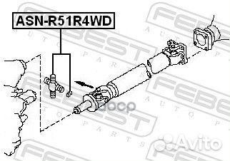 Крестовина карданного вала 27x92 (nissan pathfi