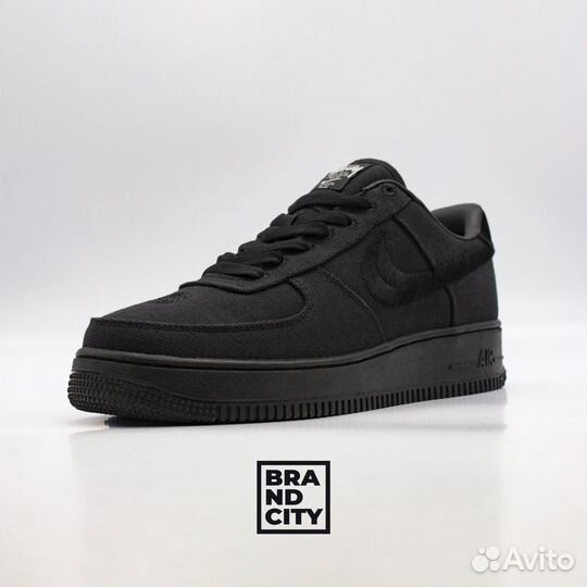 Nike x Stussy Air Force 1 Low 'Triple Black'