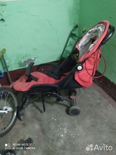 Прогулочная коляска трость бу