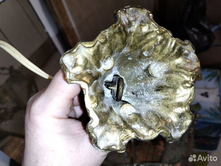 Люстра бронзовая