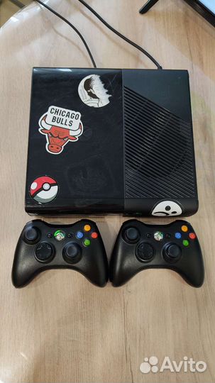 Xbox 360e 3гб+2 геймпада+kinect