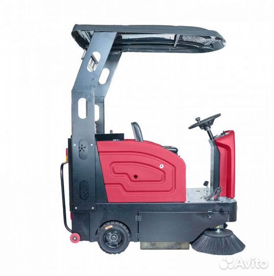 Аккумуляторная подметальная машина c местом для оператора Vostok SW1450 (с гелевой АКБ) * (Крыша-нав