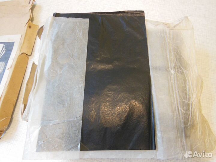 Копировальная бумага черная, период СССР