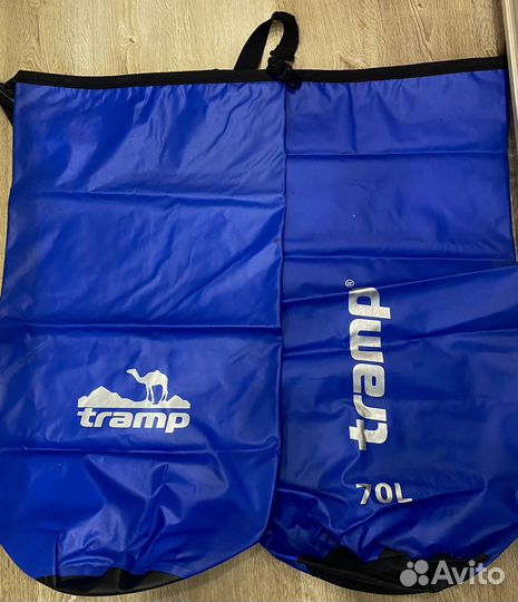 Гермомешок синий 70л - Tramp