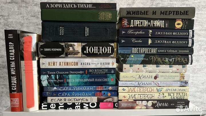 Разные книги, жанры (романы, детективы, история)