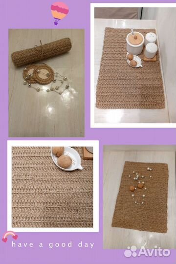 Салфетка сервировочная Плейсмат Новогодняя